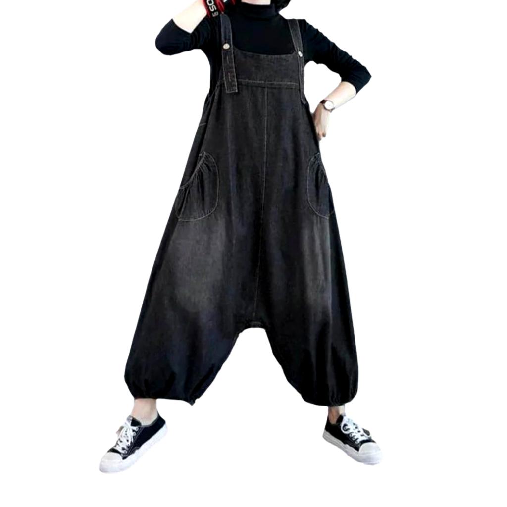 Baggy jean jumpsuit for women