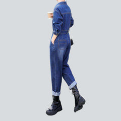 Baggy Damen Jeans-Overall