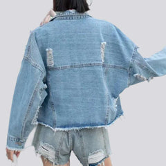 Embellished women denim jacket