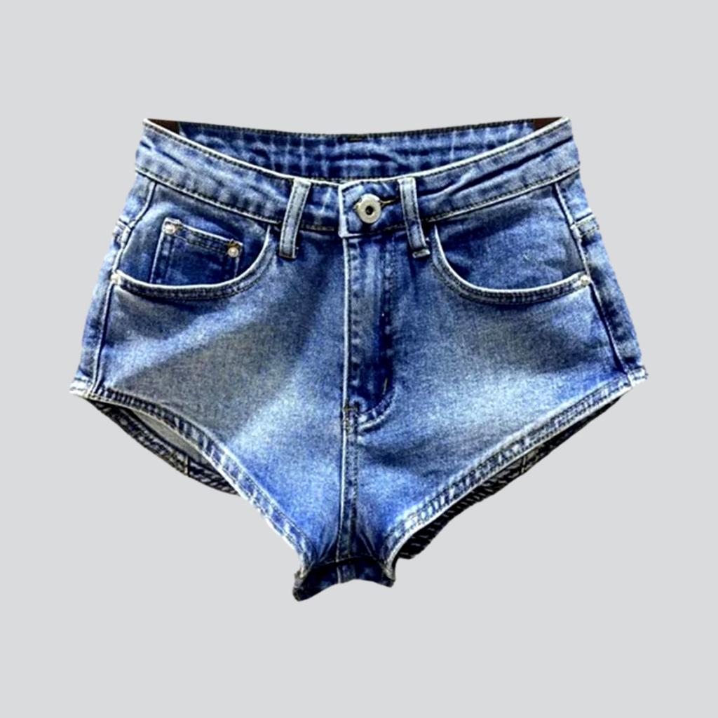 Streetwear Vintage Damen Jeansshorts