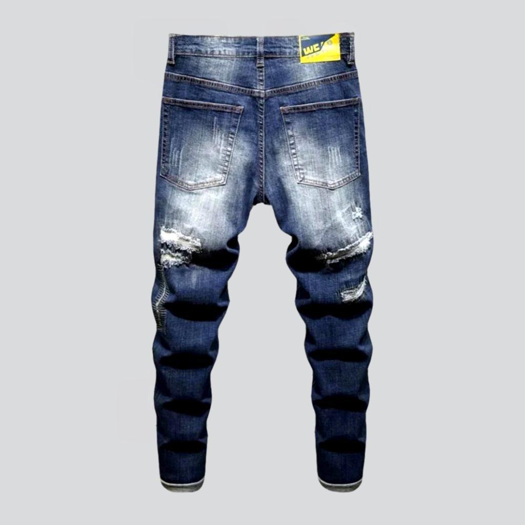 Trendy style ripped men jeans