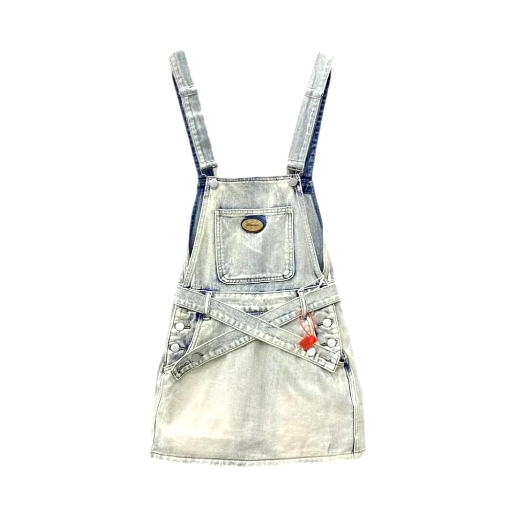 Vintage skort denim dress