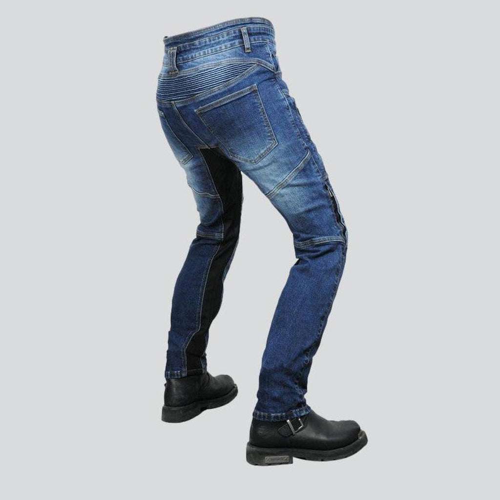 High-quality breathable biker jeans