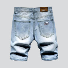 Slim jeans shorts for men