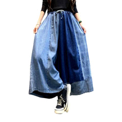 Pantalones vaqueros culotte estilo street style