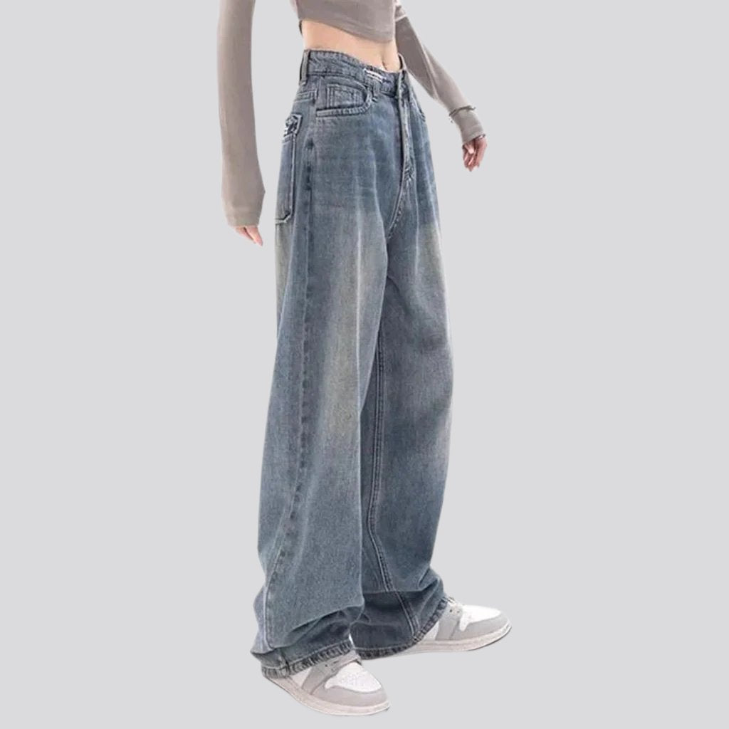 Street Sanded Jeans für Damen