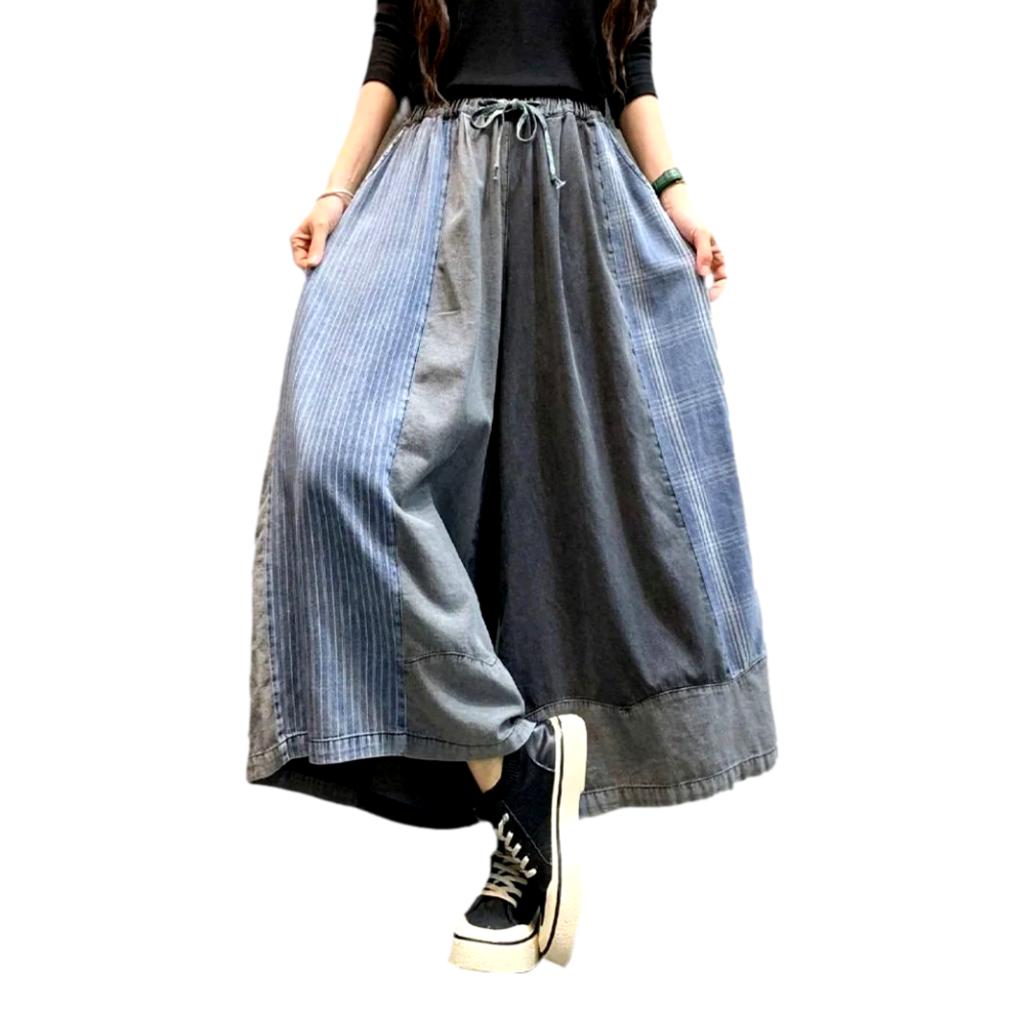 Pantalones vaqueros culotte estilo street style