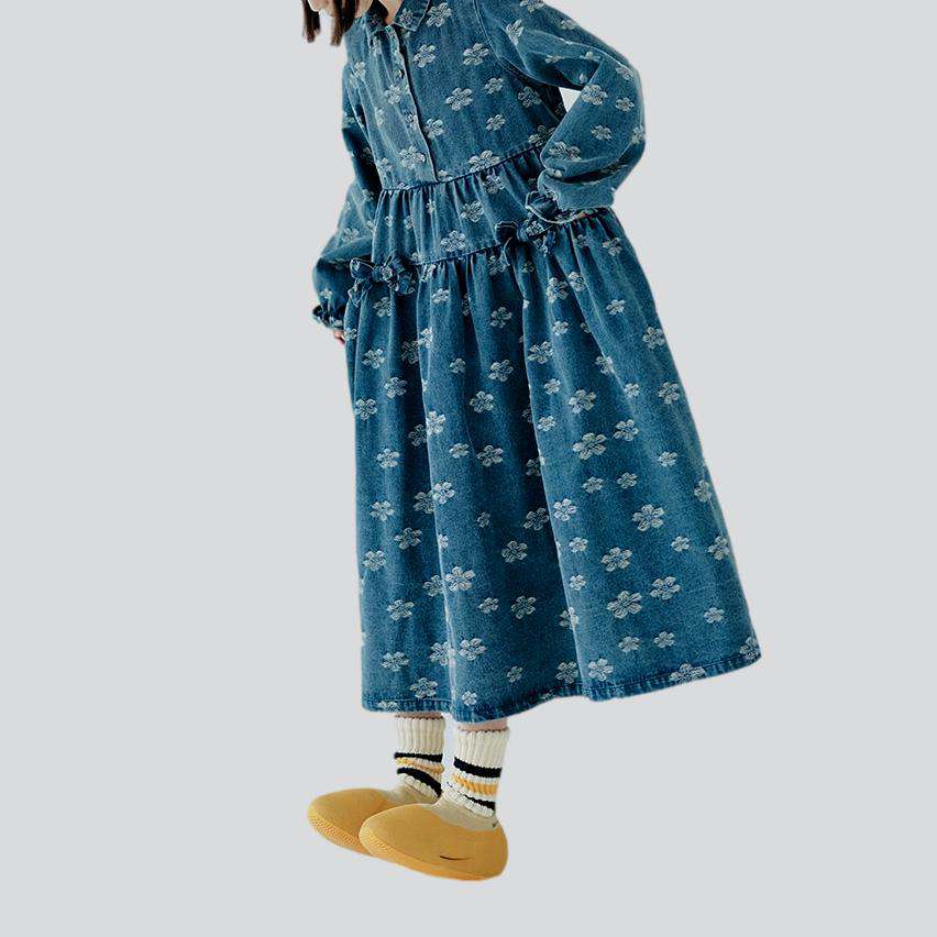 Japan-style women denim dress