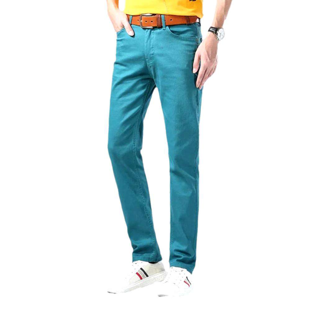 Bright color men slim jeans