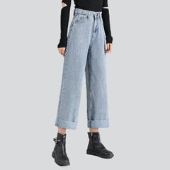 Short women baggy jeans