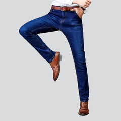 Slightly whiskered jeans for men