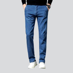 Slim stretch men denim pants