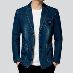 Smart-Casual Herren Jeansblazer