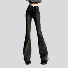 Stonewashed street jeans for women