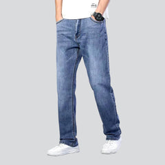 Straight-cut stretchy men jeans