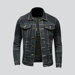 Street men denim jacket