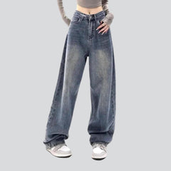 Street sanded jeans for ladies