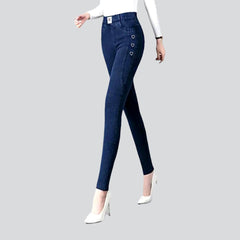 Street women heart jeans