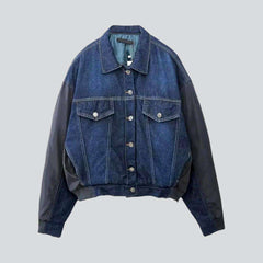 Street women jean jacket