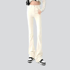 Street women monochrome jeans