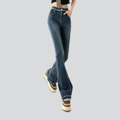 Street women vintage jeans