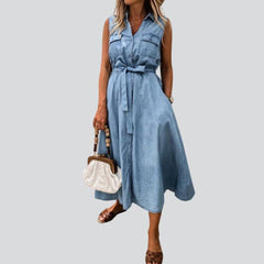 Summer women denim dress