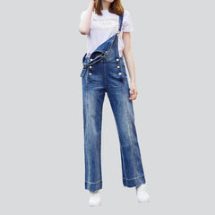 Weit geschnittener Jeans-Jumpsuit für Damen