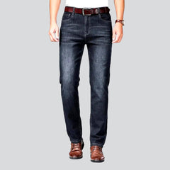 Thin business casual men jeans