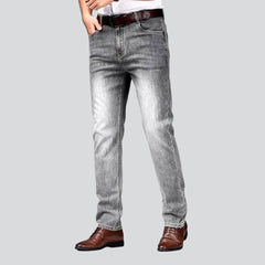 Thin-sanded men casual jeans