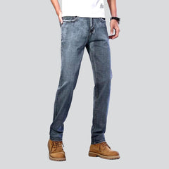 Thin vintage wash men jeans