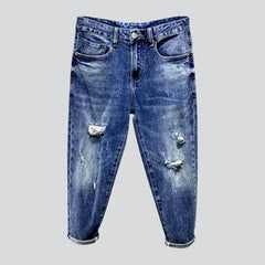 Trendy style baggy men jeans