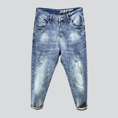 Trendy style baggy vintage jeans