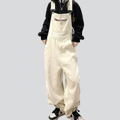 Urban baggy women denim jumpsuit