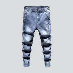 Urban men denim joggers