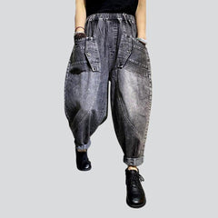 Vintage grey baggy denim pants