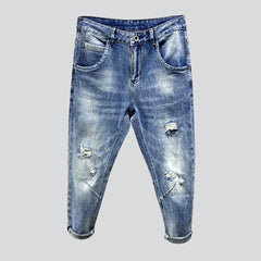 Vintage-Zerrissene Jeans für Herren