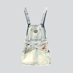 Vintage skort denim dress