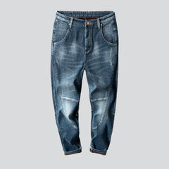 Warm men baggy jeans