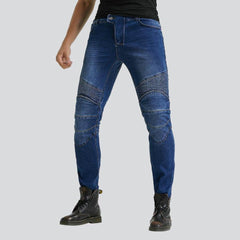 Waterproof men biker jeans