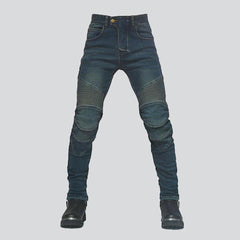 Waterproof winter men biker jeans