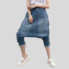 Women harem denim pants