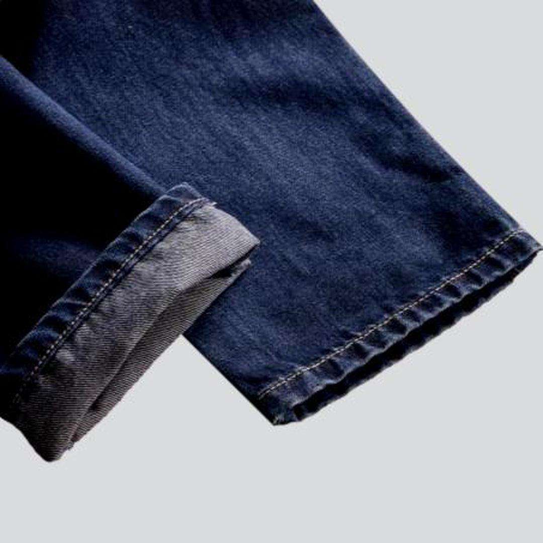 Dunkel gewaschener Jeans-Jumpsuit für Herren