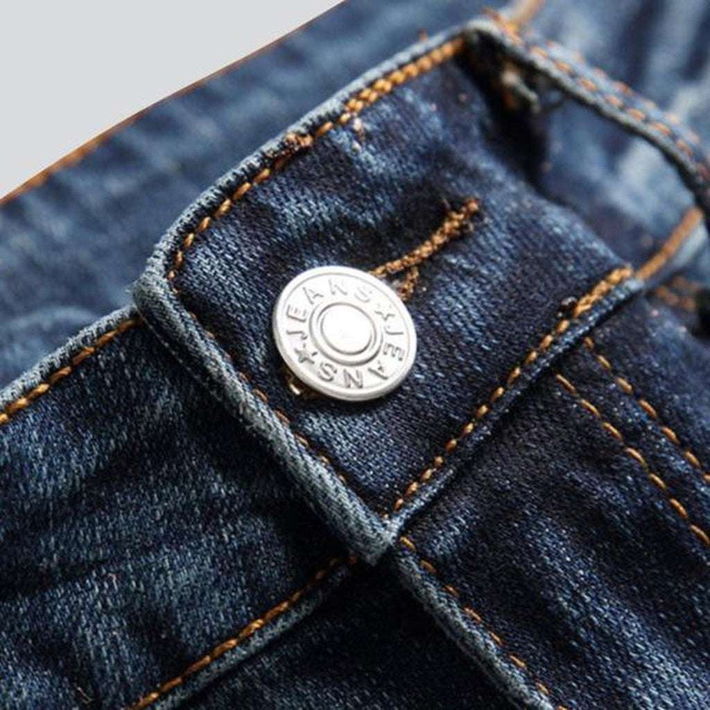 Jeans mit Aufschrift-Print für Herren