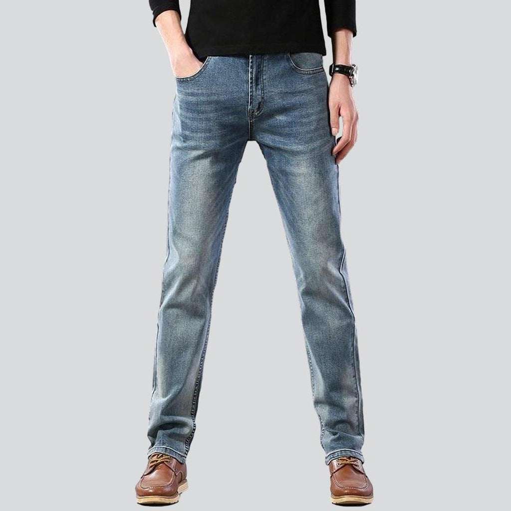 Blue casual jeans for men