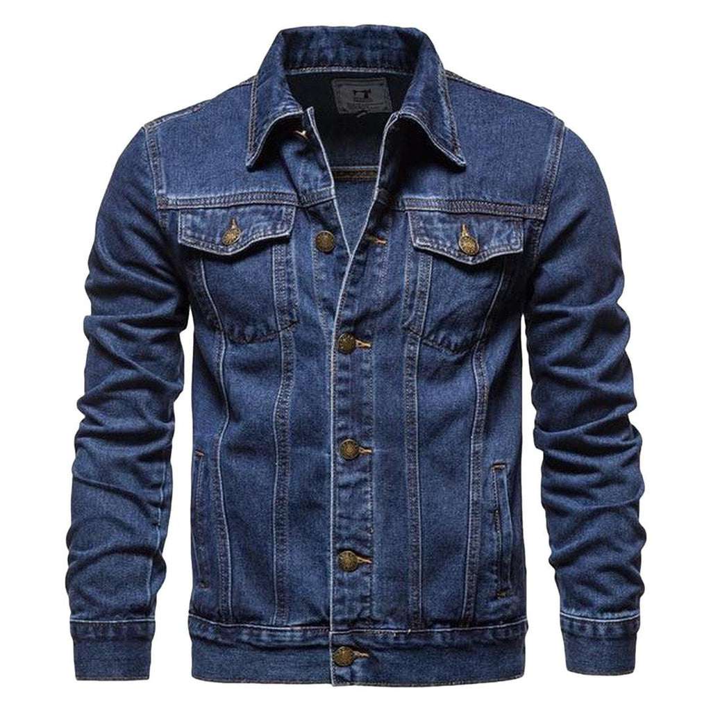 Classic regular men jeans jacket