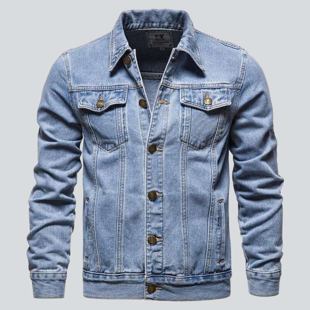 Classic regular men jeans jacket