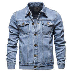 Classic regular men jeans jacket