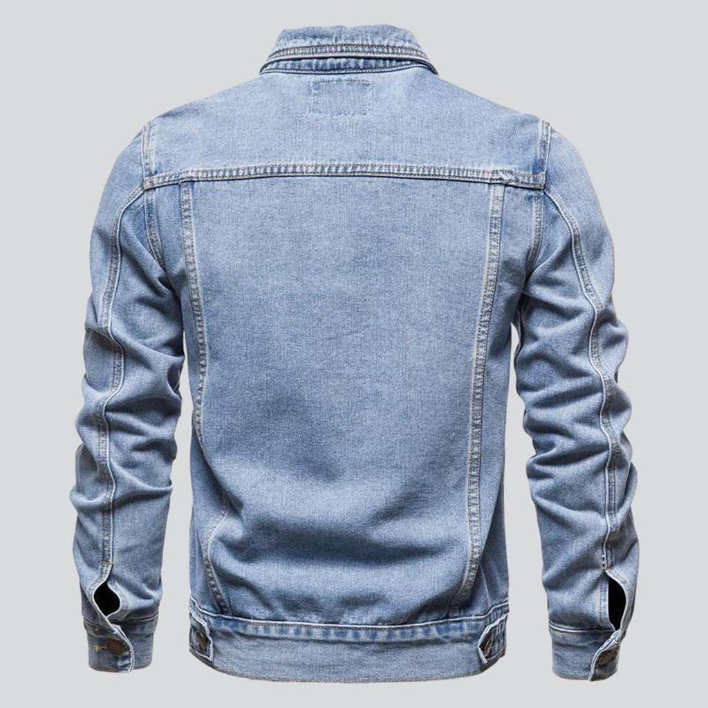 Classic regular men jeans jacket