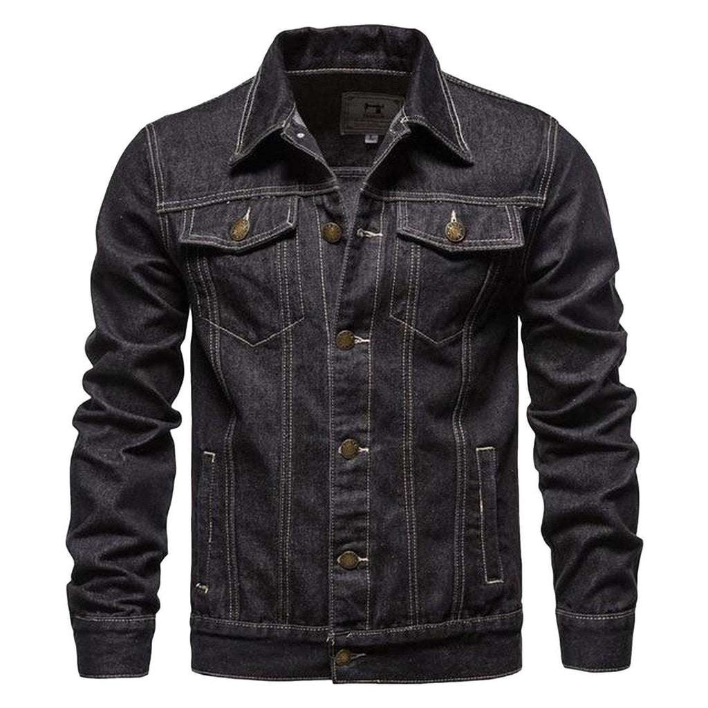 Classic regular men jeans jacket