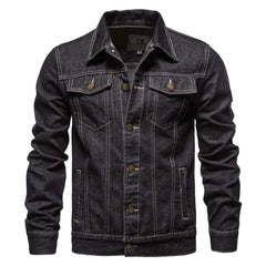 Classic regular men jeans jacket